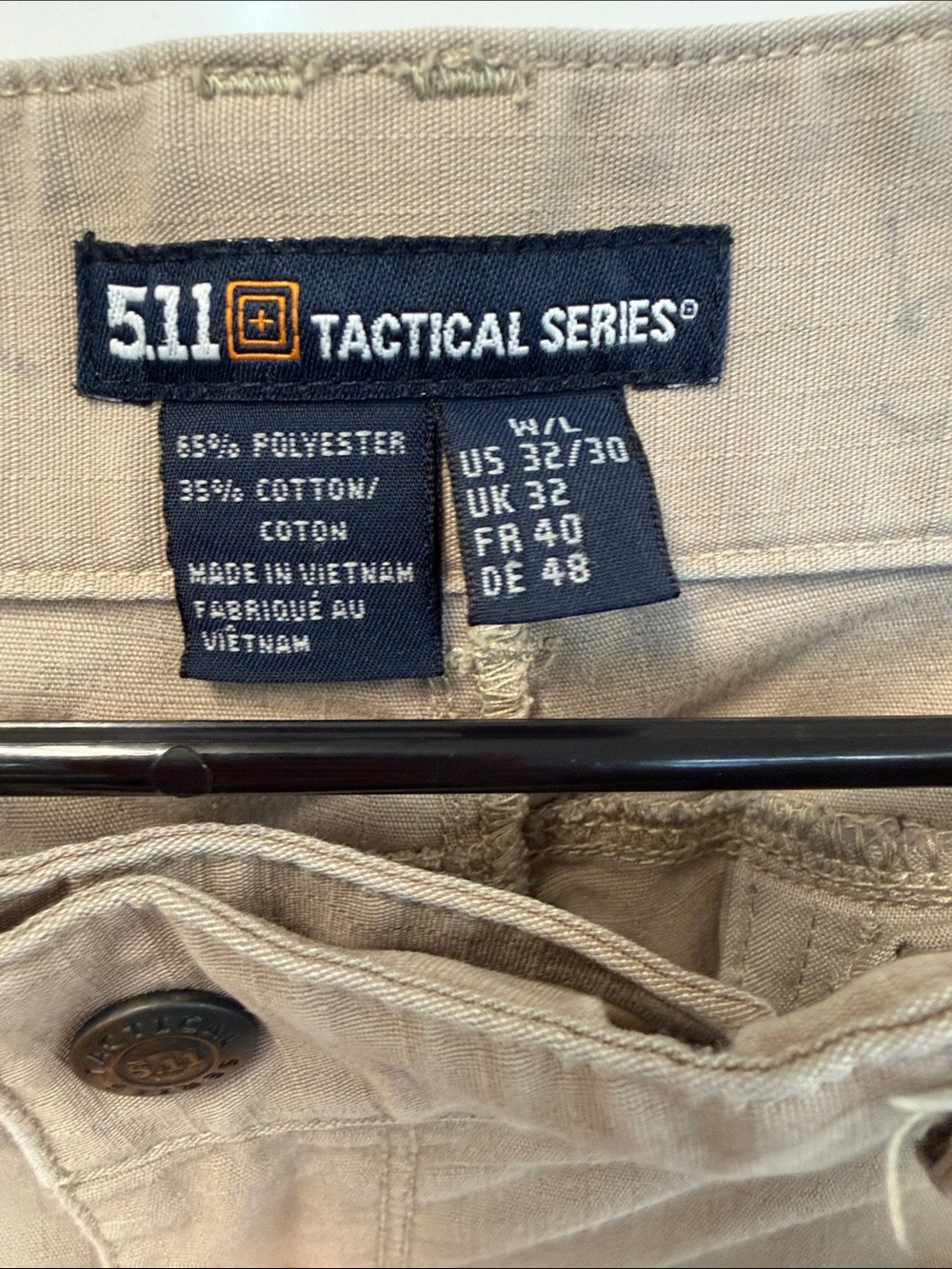 5.11 Tactical Men's Cargo Pants — Tan - Picture 2 of 12